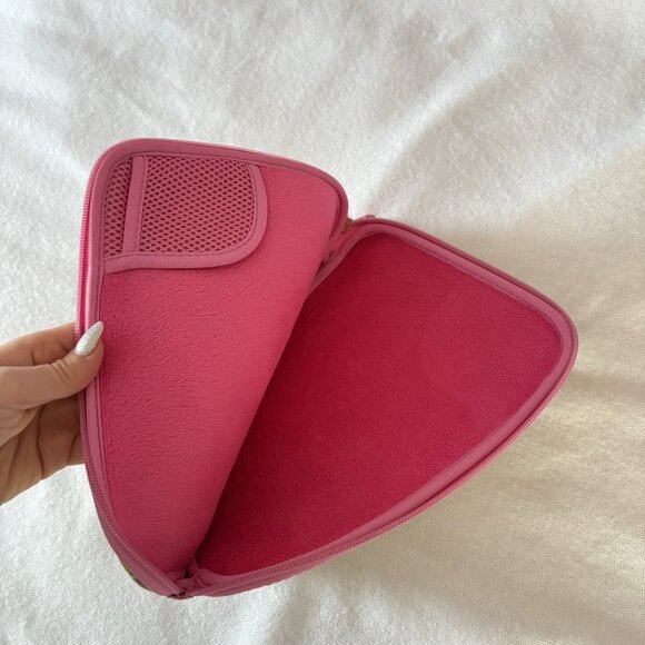 Lilly Pulitzer iPad Tablet Sleeve Case Zip Pink Green Floral Neoprene 8.5x10.5 - Picture 7 of 7